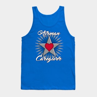 Airman Caregiver light font Tank Top